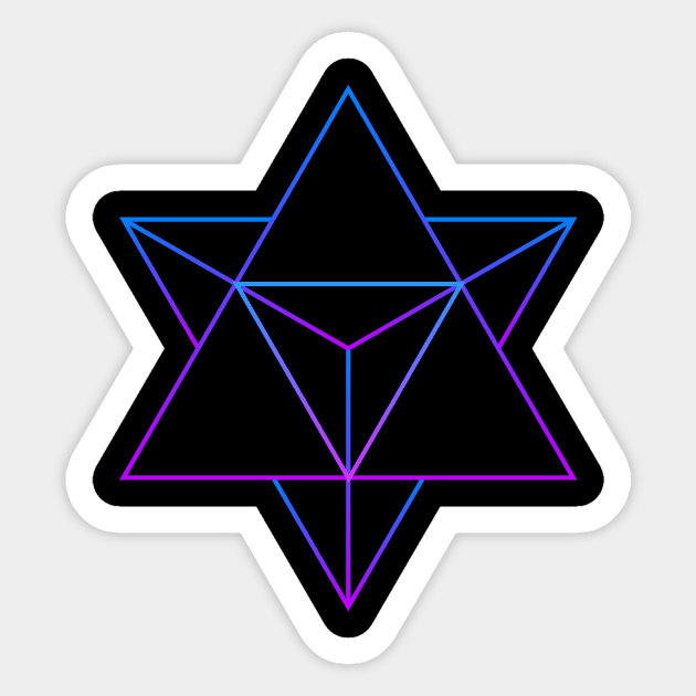 Psychedelic Sacred Geometry Sticker by MeatMan